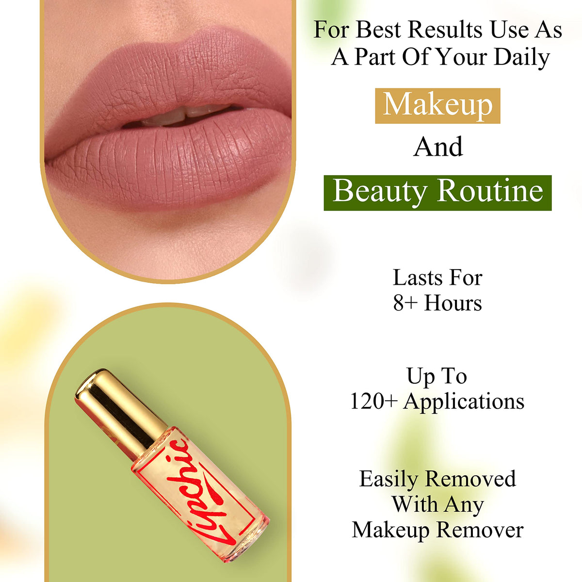 Ella International Lip Chic Clear Lipstick Sealer, Smudge-Proof, 0.25 oz