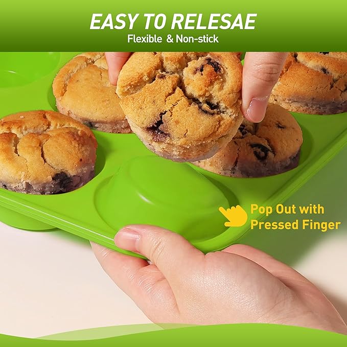 2 Pack 24 Cups Silicone Mini Muffin Pan with Metal Reinforced Frame Silicone Molds Parents Stepdad Pawpaw Who Want Nothing Everything Future Groom Bride Law Christmas Xmas Happy Birthday Gifts Ideal