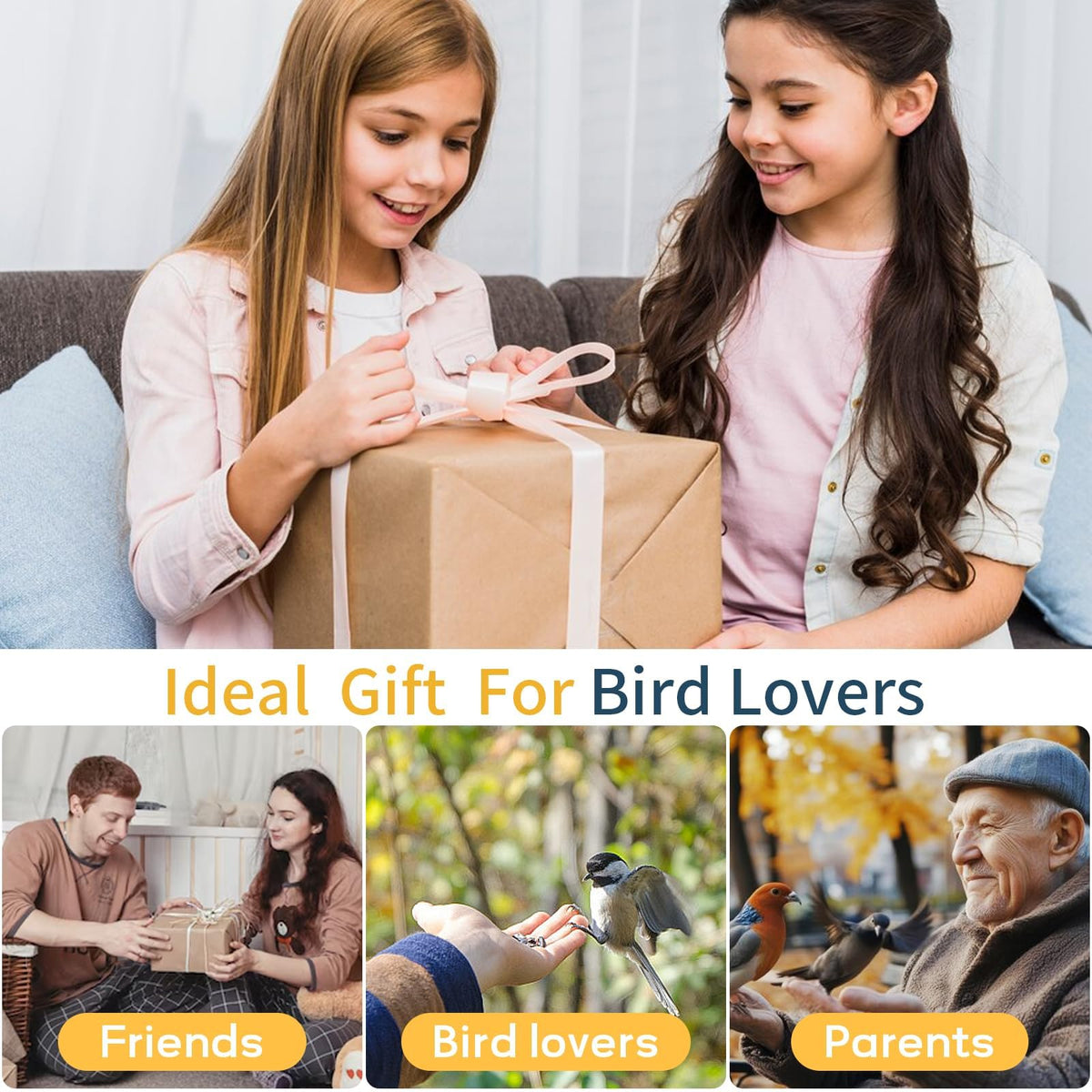 Fazoxo FHD Bird Feeder with Camera,Solar Powered Bird House Camera