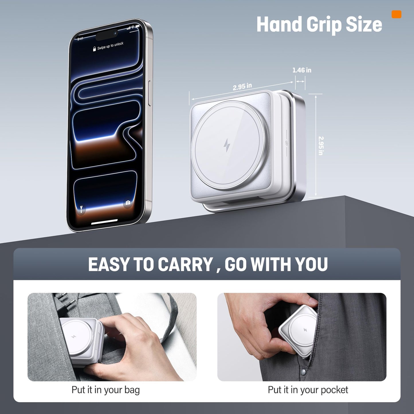 Foldable 15W Wireless Charging Station for iPhone Apple Watch Airpods
