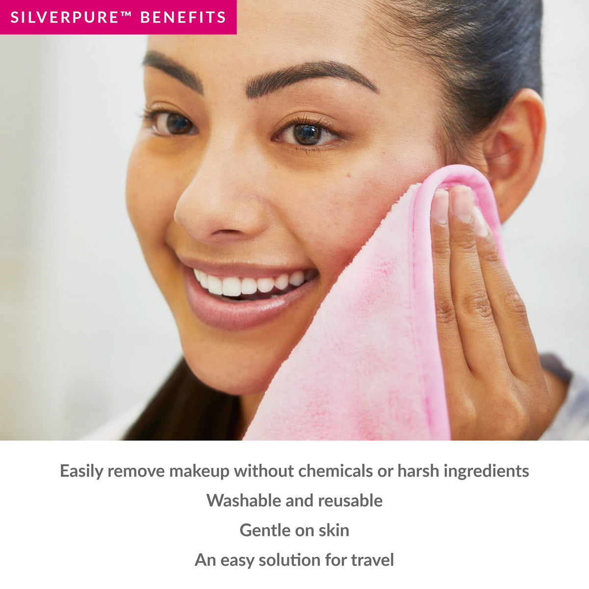 PMD silverpure Makeup Removing Cloth, 1 ct.