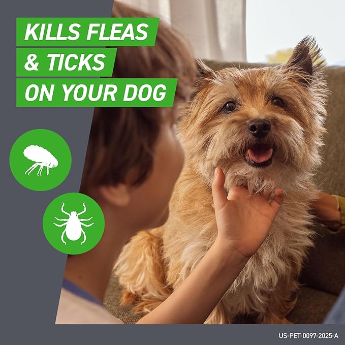 FRONTLINE Plus Flea and Tick Treatment for Large Dogs Up to 45 to 88 lbs. 3 Treatments