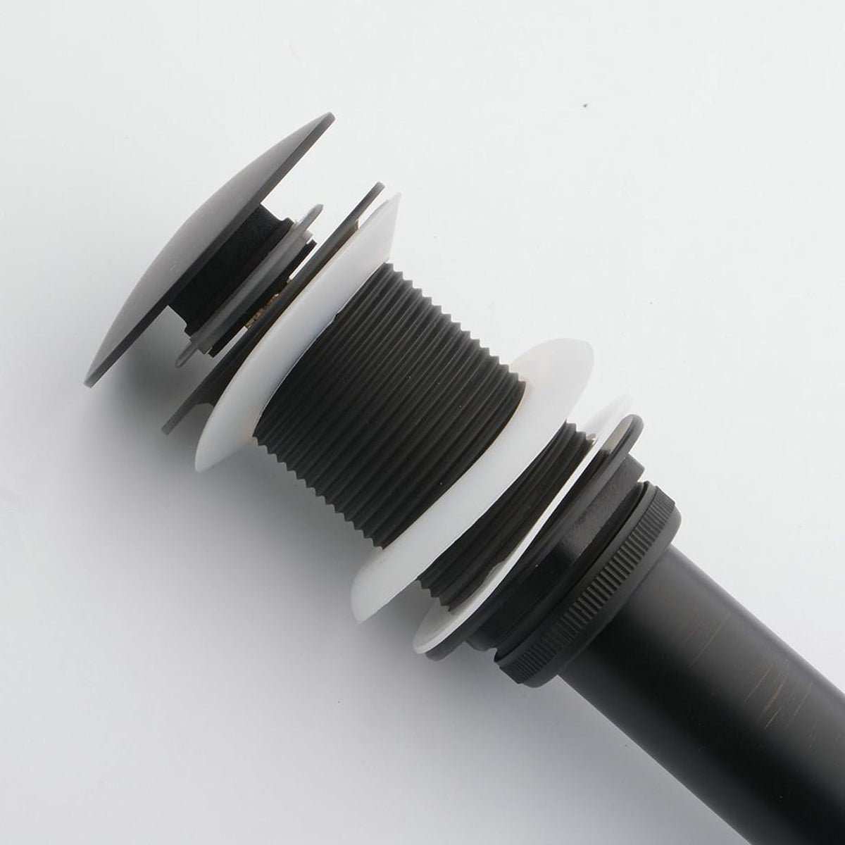Bathroom Antique Oil Rubbed Bronze Pop up Drain Sink Drain Stopper Large Pop Without Overflow