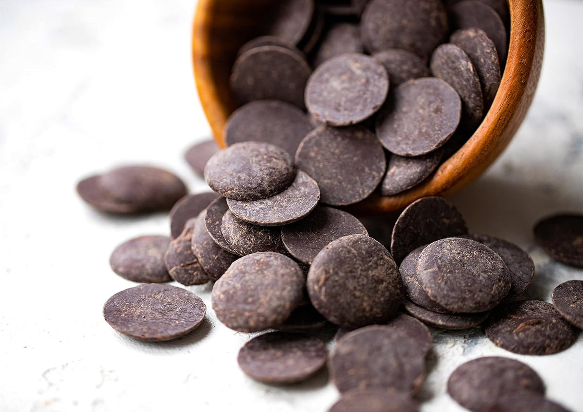 Food to Live Cacao Paste Wafers, 1 Pound - Premium Raw Cacao Liquor, Pure, Unsweetened, Vegan, Bulk. Rich in Antioxidants, Essential Minerals. Perfect for Homemade Desserts, Chocolate Bars