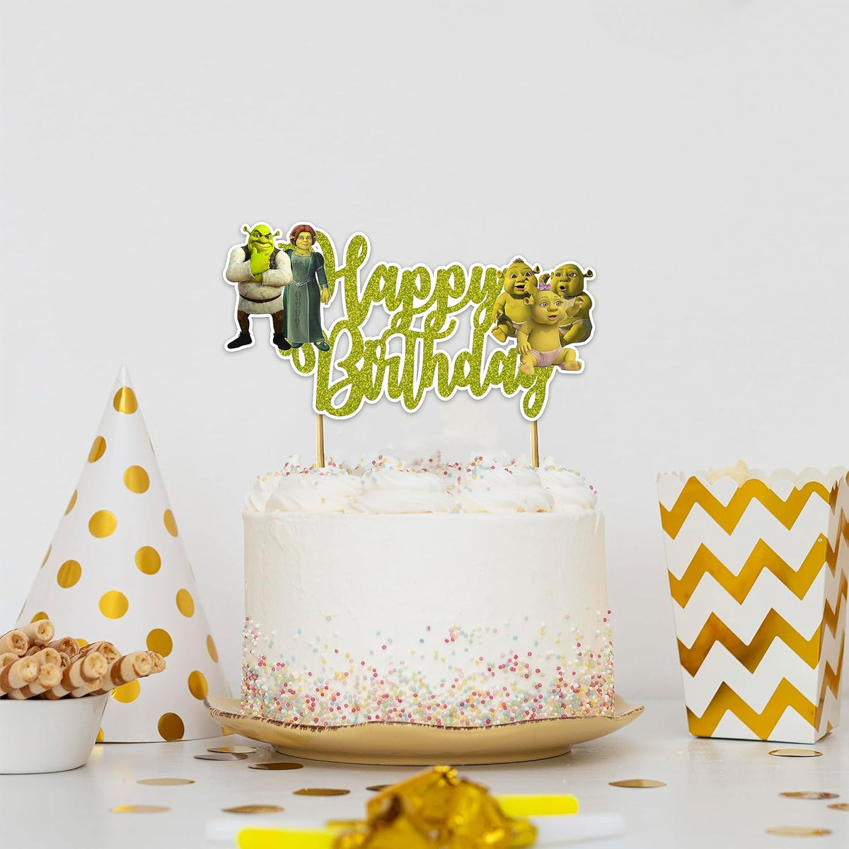 Seyal® Shrk Happy Birthday Cake Topper