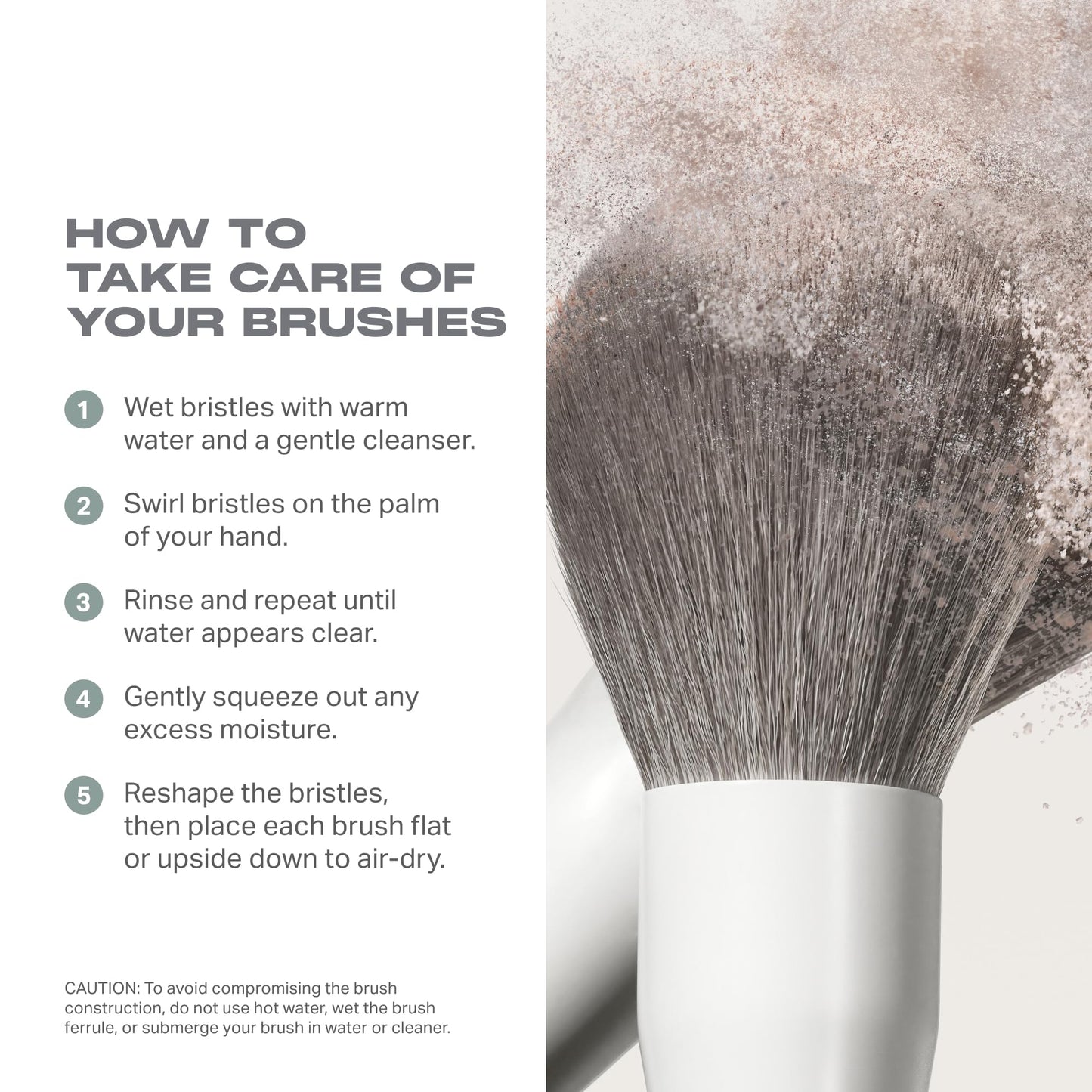 Morphe Portrait Mode 5 Piece Makeup Brush Set - Professional Makeup Brushes for Foundation, Concealer, Powder, Bronzer - Expertly Engineered Face Brush Kit for Smooth, Streak-Free Application (5 ct)