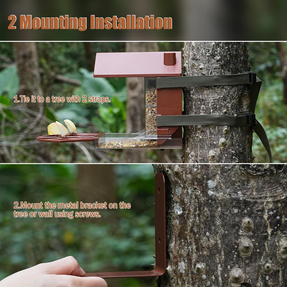 Zivif Smart Bird Feeder for Ring Stick Up Camera Case (Camera Not Included)