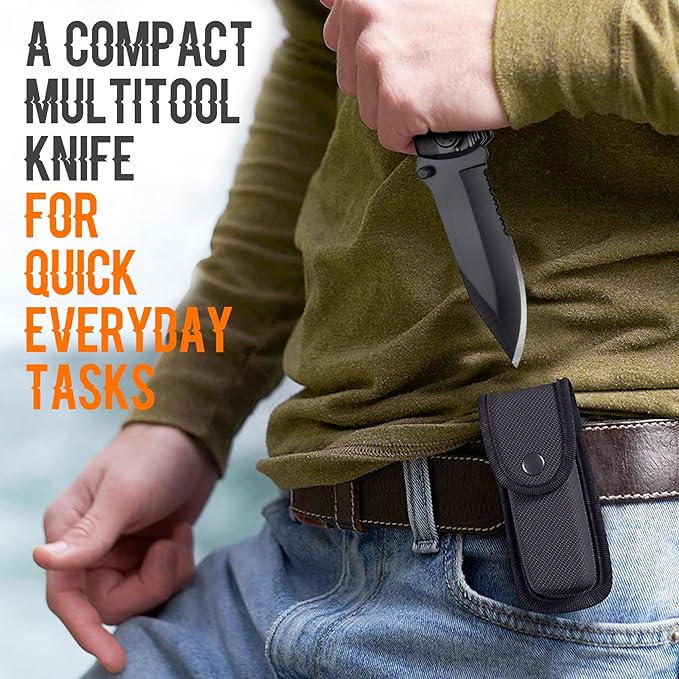 Grandpa Gifts, "BEST GRANDPA EVER" Multitool Knife, Stocking Stuffers for Grandpas, Grandpa’s Christmas Birthday Gifts Idea for Grandfather, Grandpa Fathers Day Gift, Grandpa’s Gift