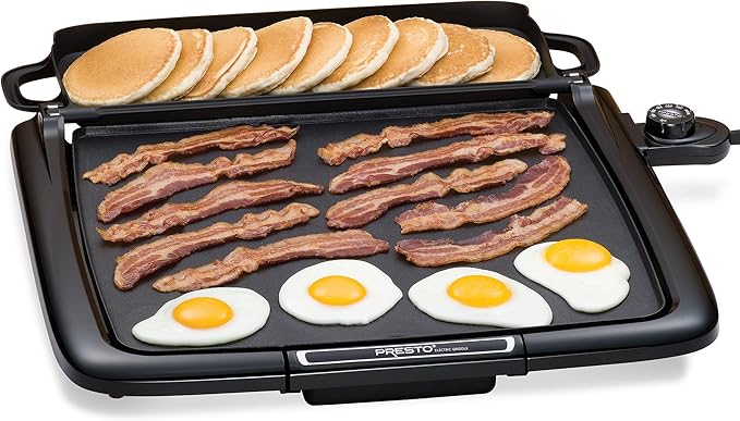 Presto 07023 XL Cool-Touch Electric Griddle and Warmer Plus