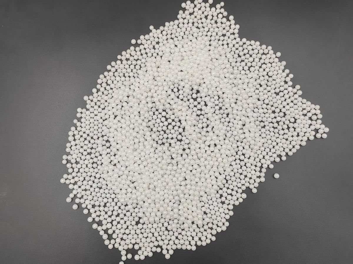 Edible White Pearl Sugar Sprinkles 3.9 oz, 4mm Candy Pearls Ideal for Baking, Cake and Cupcake Toppers, Cookie Decoration, Ice Cream Topping, Wedding Shower Valentines Halloween Christmas