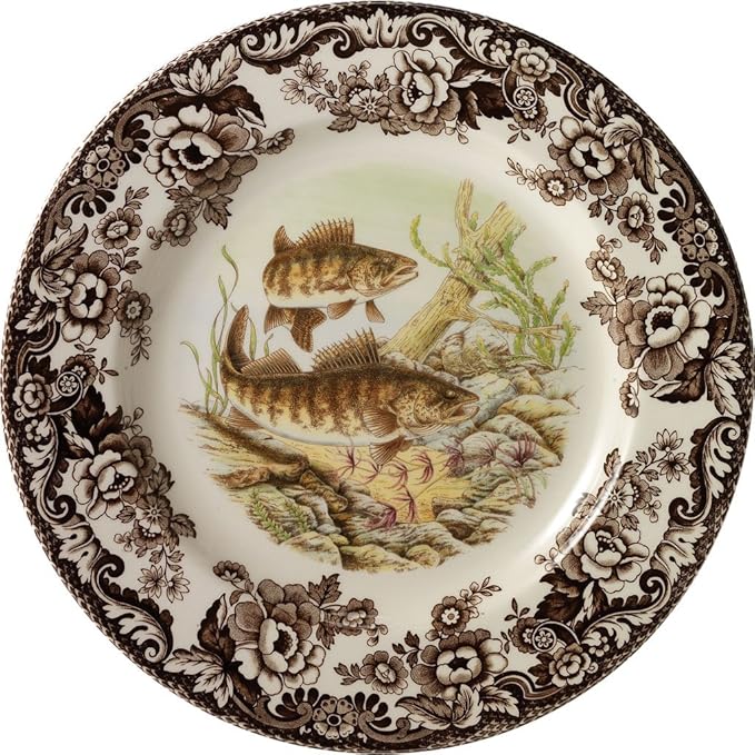 Spode Woodland Walleye Salad Plate