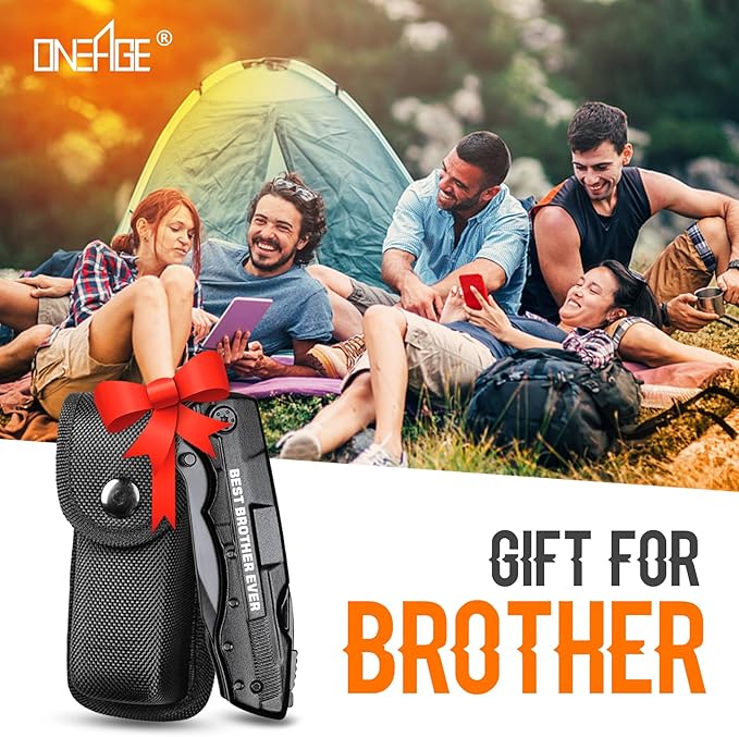 Gifts for Brother,”BEST BROTHER EVER”Multitool Knife,Brother Christmas Gifts,Birthday Gifts Ideas for Brother,Brother Gifts from Sister,Gifts for Brother Gadget,Best Brother Gifts