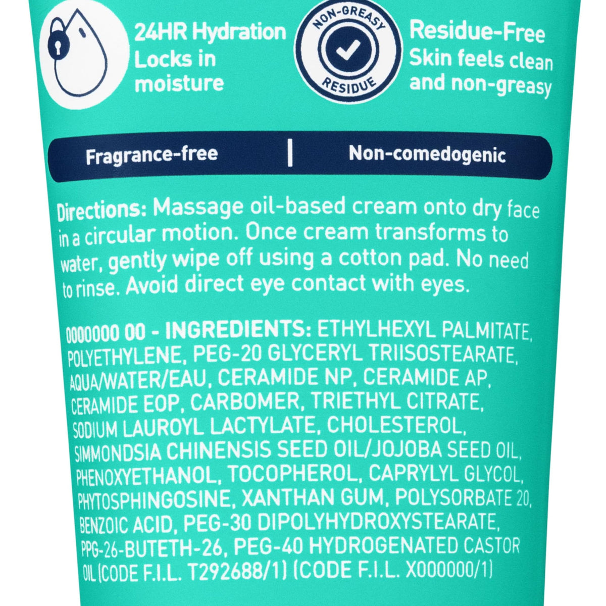 CeraVe Cream-to-Water Makeup Melter, Facial Cleanser for Makeup Removal,4oz