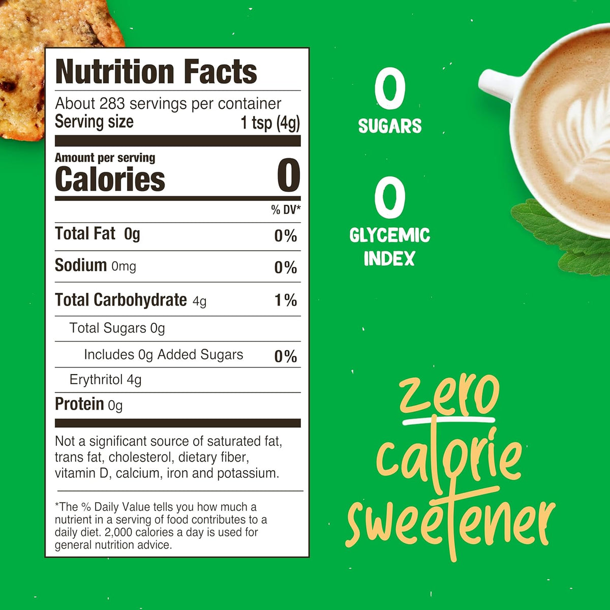 Pyure Organic Stevia Blend | Granulated Sugar Substitute with Zero Calories & Carbs | Keto, Diabetic & Vegan Friendly | Sugary Taste Alternative | USDA Organic Non-GMO | Good For Baking | 2.5lb (40oz)