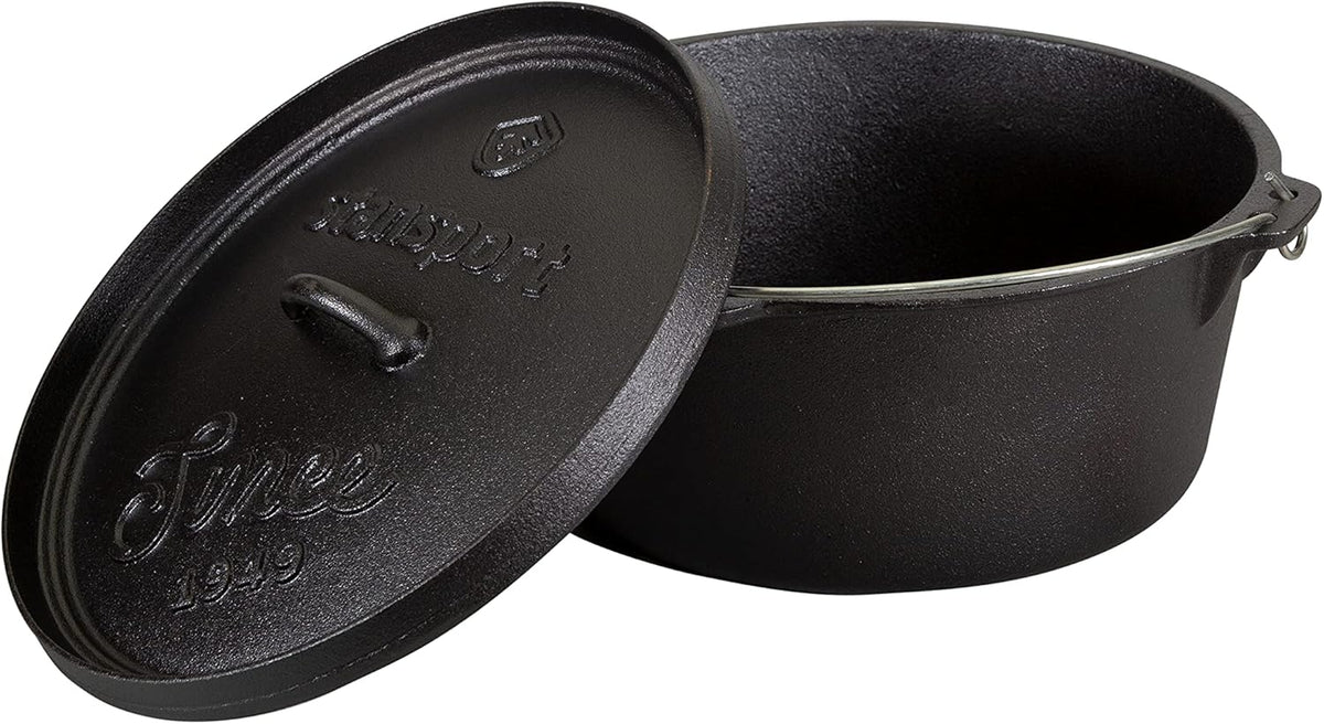 Stansport Pre-Seasoned Cast Iron Dutch Oven