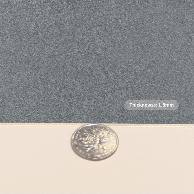 Dresser Top Protector - Can Be Used On Both Sides Waterproof and Easy to Clean Good Flatness Used for Dresser Table(Off White+Light Gray 10x42)