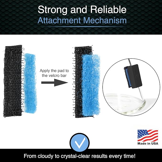 SNOWTREE Magnetic Glass Cleaner BoroBuddy | Glass Pieces, Bottles, Vases | Compact Design for Tighter Spaces & Smaller Glass Pieces | Double Sided | Black