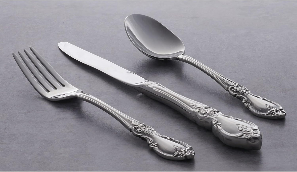 Oneida F114020AL20 Louisiana 20 Piece Fine Flatware Set, Service For 4