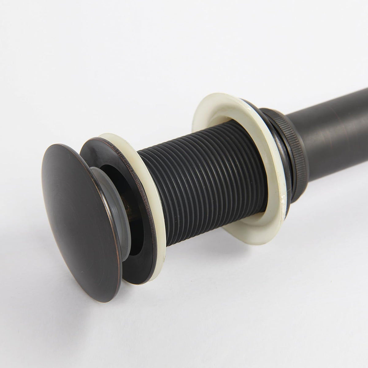 Bathroom Antique Oil Rubbed Bronze Pop up Drain Sink Drain Stopper Large Pop Without Overflow