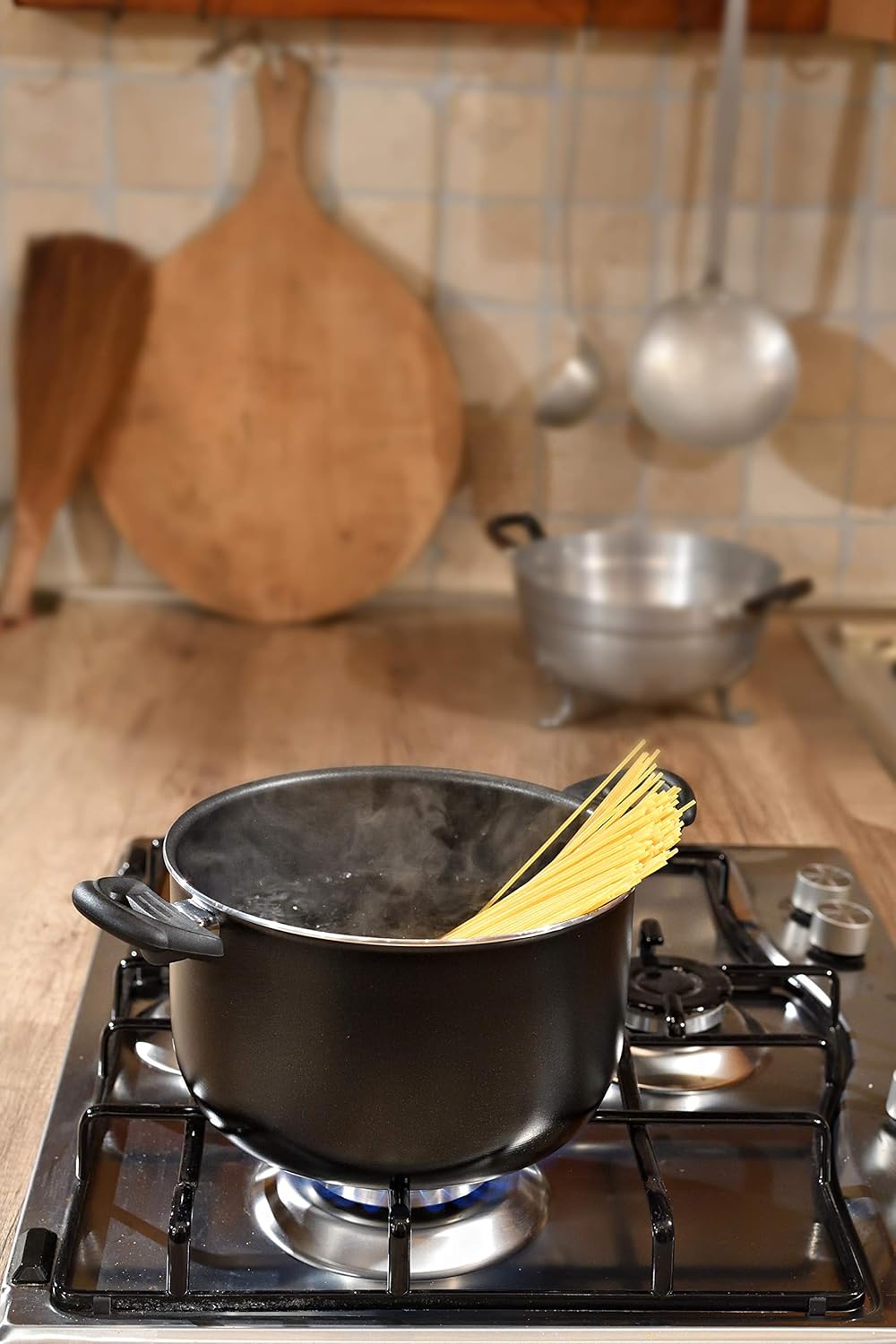 RAVELLI Italia Linea 30 Non Stick Stock Pot (5.2 Quarts)