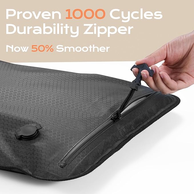 Essential Vacuum Bags for Travel Luggage with Electric Pump, Reusable Compression Bags for Checked Suitcases, Vacuum Seal Spacesaver for Cloth Packing(2Medium+Pump)