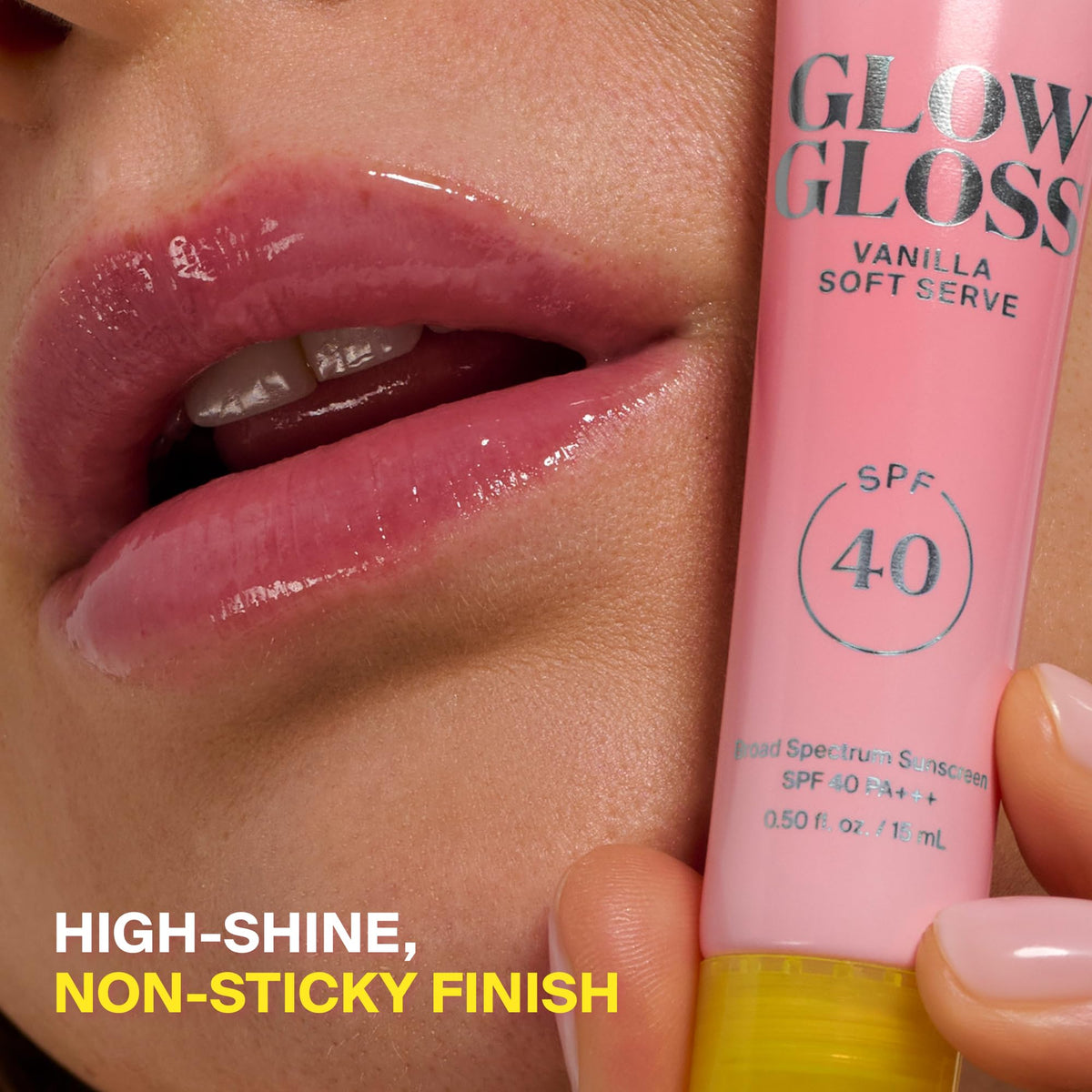 Supergoop! Glow Gloss SPF 40 Hydrating Lip Balm Vanilla Soft Serve .5 fl oz