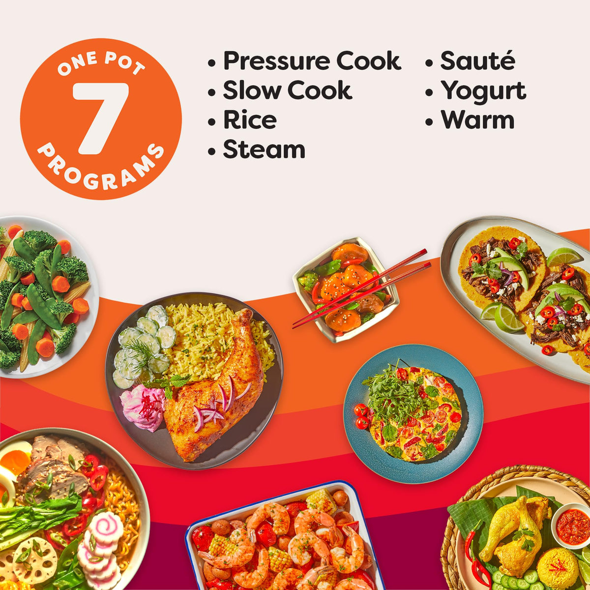 Instant Pot Duo 6 Qt 7-in-1 Electric Pressure Cooker, Stainless Steel