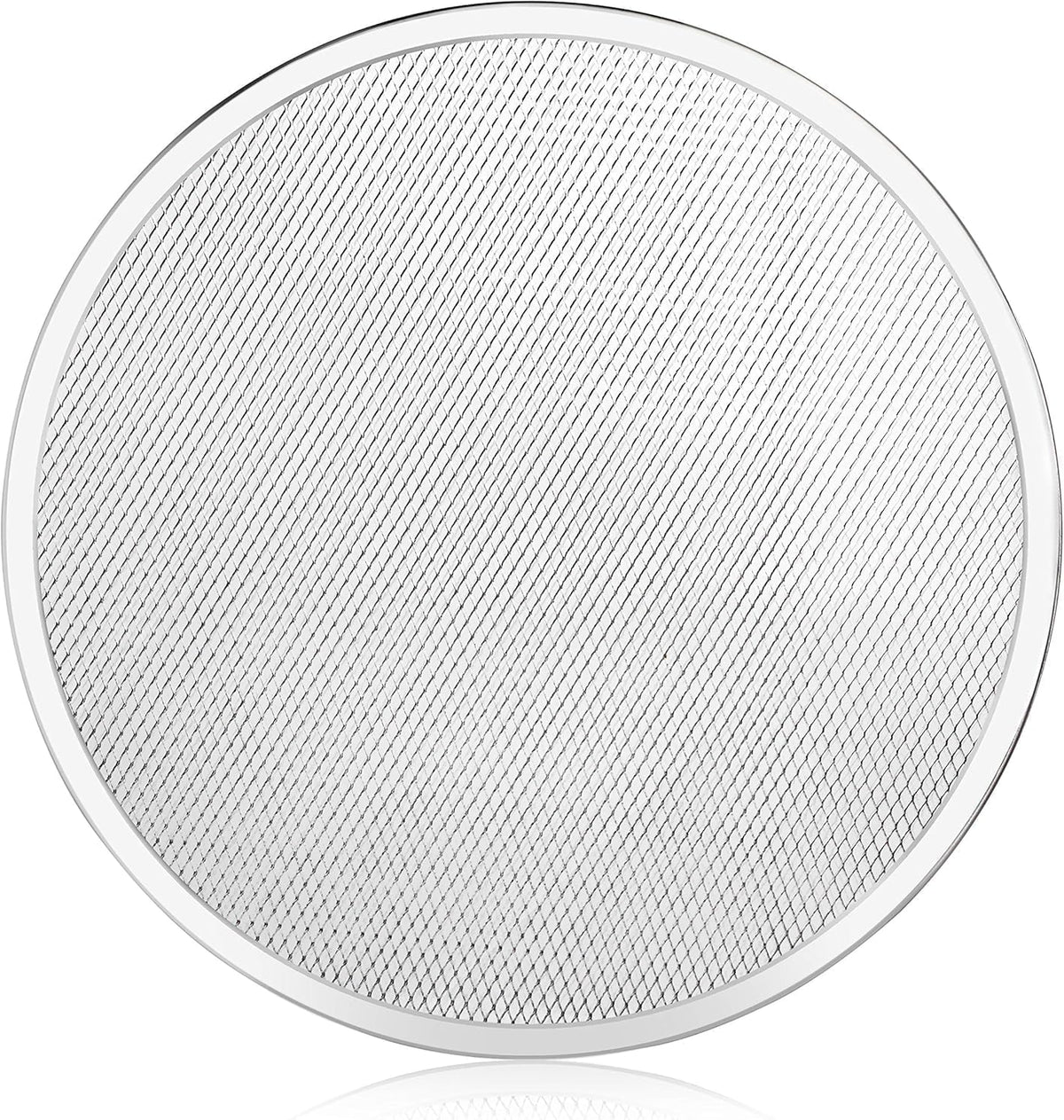 New Star Foodservice 50974 Restaurant-Grade Aluminum Pizza Baking Screen, Seamless, 16-Inch, Pack of 6