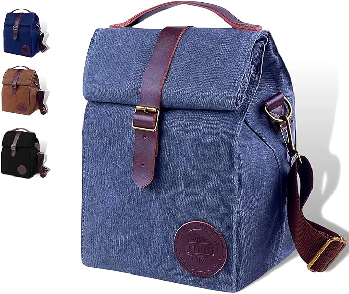 ASEBBO Insulated Lunch Bag for Women & Men (Grey)