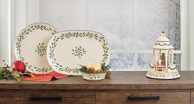 Lenox 146504230 Holiday All-Purpose Bowl, Christmas Dinnerware