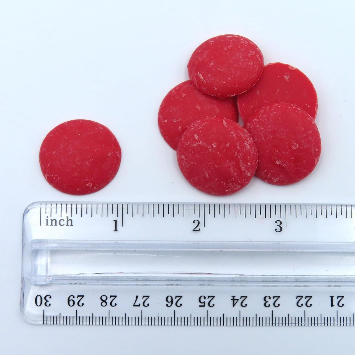 MERCKENS Coating Wafers, Red Melting Chocolate, 1 Pound Package