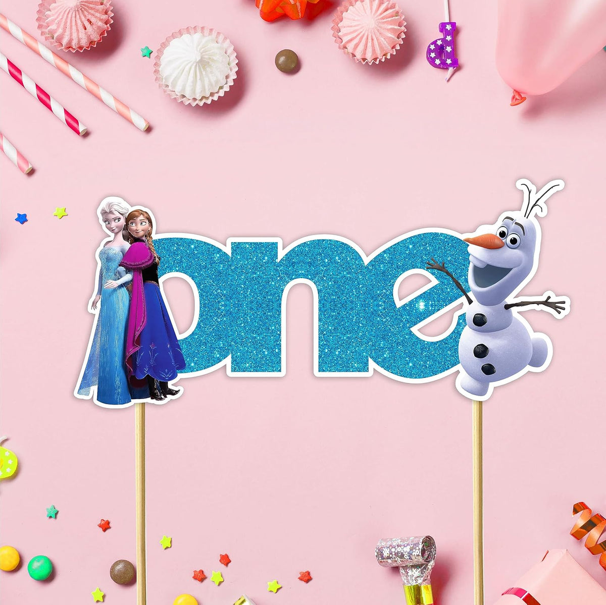 Seyal® Frozn One Cake Topper