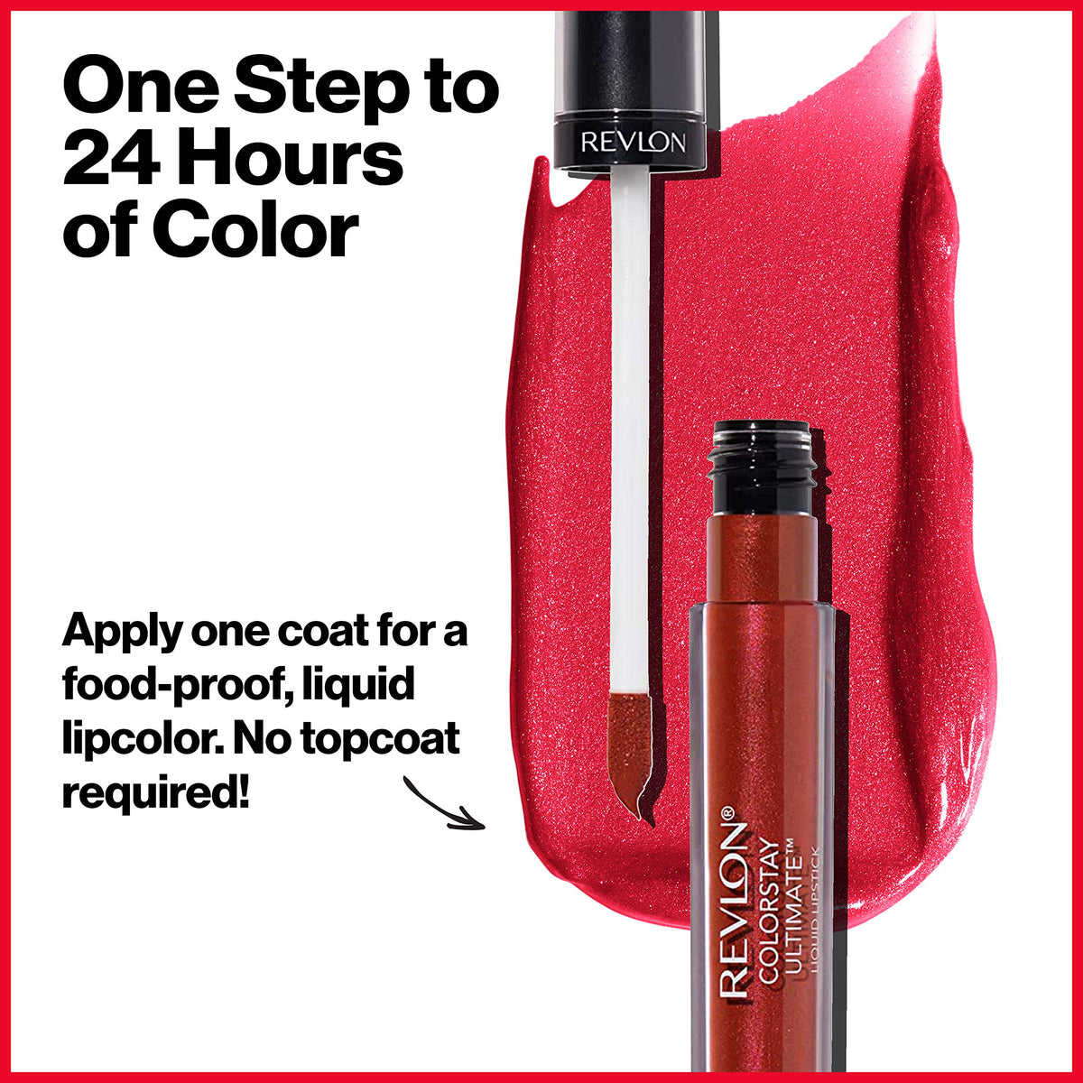 REVLON ColorStay Ultimate Liquid Lipstick, Longwear Rich Lip Colors, Wears for Up to 24 Hours, Satin Finish, 095 Royal Raisin, 0.1 fl oz (Pack of 2)