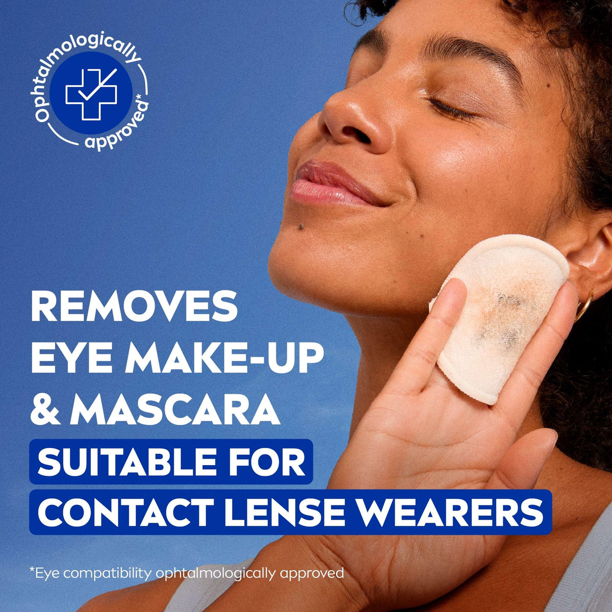 NIVEA Gentle Two‑Phase Eye & Makeup Remover – Bi‑Phase Formula Quickly Dissolves Stubborn & Waterproof Makeup, Ophthalmologist & Dermatologist Tested, Safe for Sensitive Eyes, 4.23 fl oz