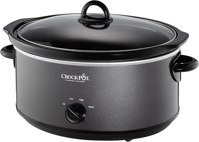Crockpot SCV700-CH-BR Slow Cooker 7 quarts Charcoal