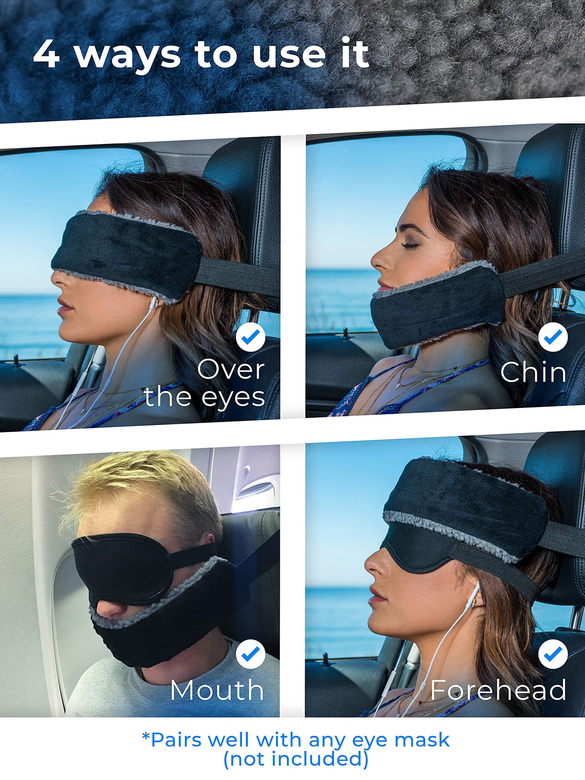 SeatSleeper Travel Pillow Alternative Stops Bobbing