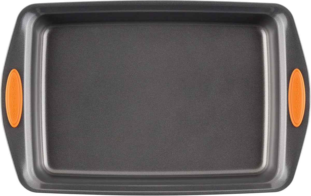 Rachael Ray Bakeware Nonstick Cake Pan With Lid and Cookie Sheet