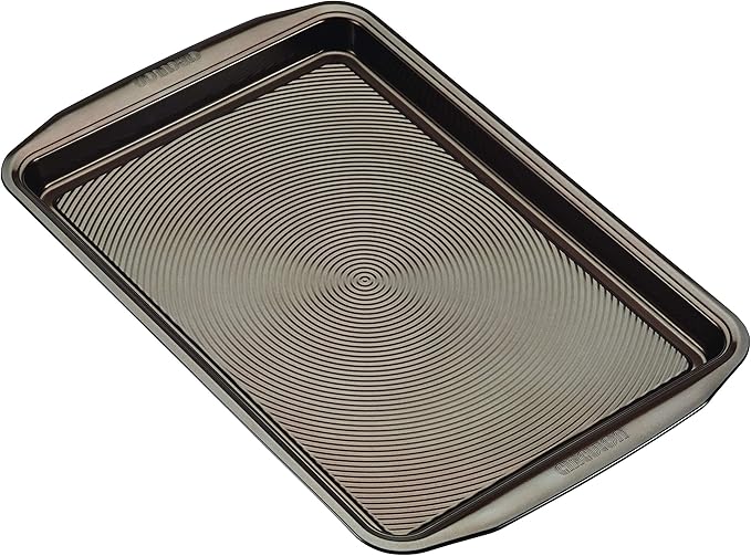 Circulon Nonstick Bakeware Set with Nonstick Cookie Sheets / Baking Sheets - 2 Piece, Chocolate Brown , Set (9" x 13" & 10" x 15")