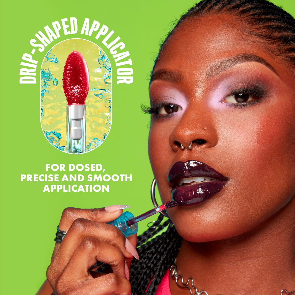 NYX PROFESSIONAL MAKEUP Lip IV Hydrating Glossy Lip Stain, Long-Lasting, Tinted, Vegan Formula with 12 HR Hydration - Hydra Honey (Brown)