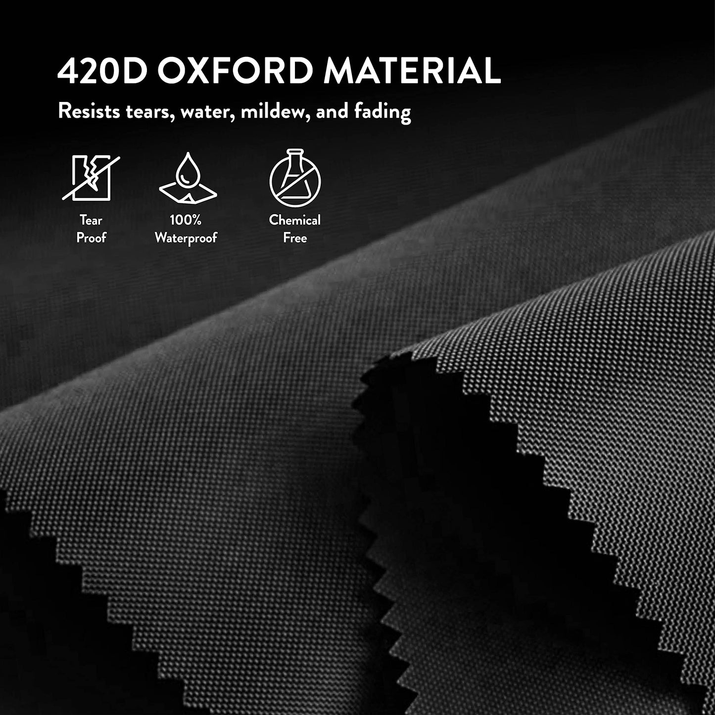 ZOBER 2 Pack Oxford Christmas Wreath Storage Container 30 Inch - Wreath Bag for Artificial Wreaths Box - Waterproof Fabric, Dual Zippered Wreaths Storage Bag With Strong Durable Handles - Black