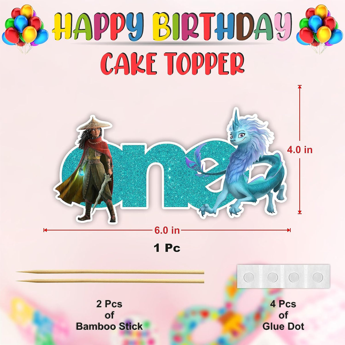 Seyal® Raya and the Last Dragn One cake topper