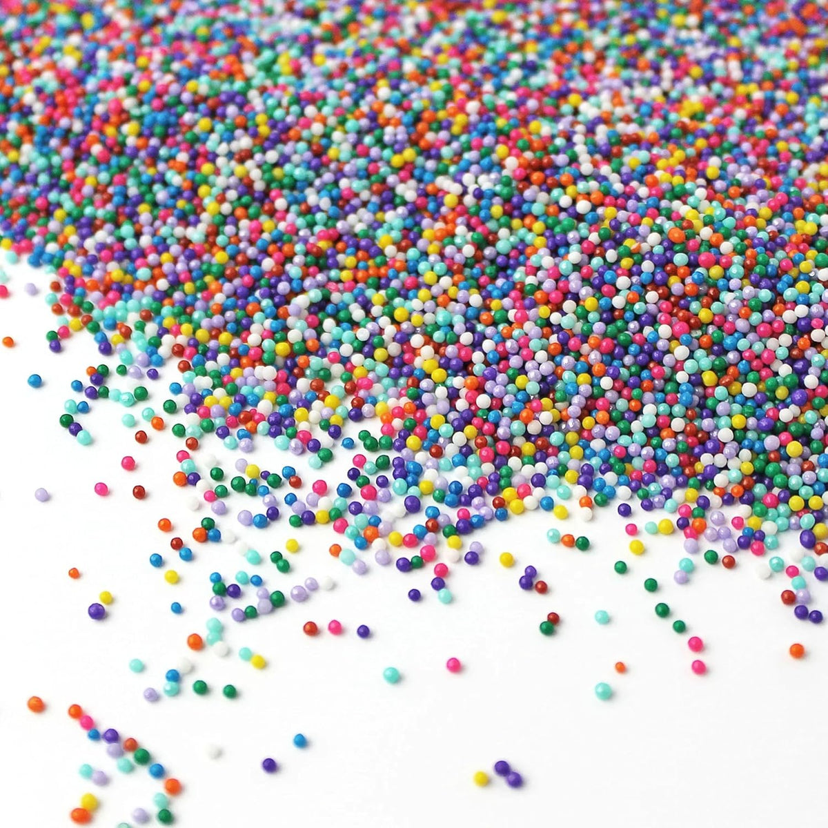 Sprinkle Pop Cool Rainbow Nonpareil Sprinkle Mix| with hues of Blue Purple Pink Non Pareil Sprinkles| Decorating Nonpareils Made in USA for Birthday Cupcakes Donuts Cakes Cookies, 4oz