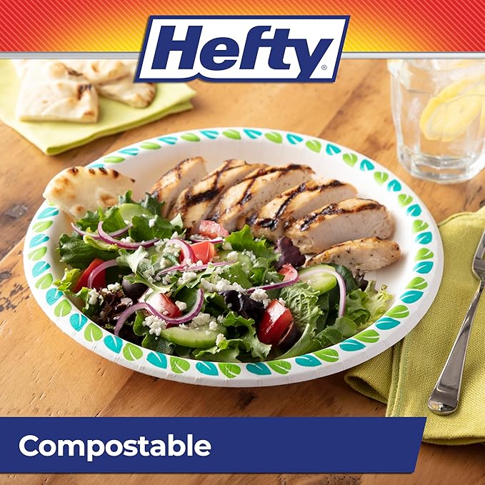 Hefty Compostable 10" Plate 20ct
