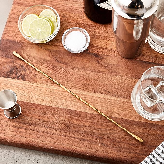 Barfly Cocktail Stirrer, Double End 13 3/16" (33.5 cm), Gold