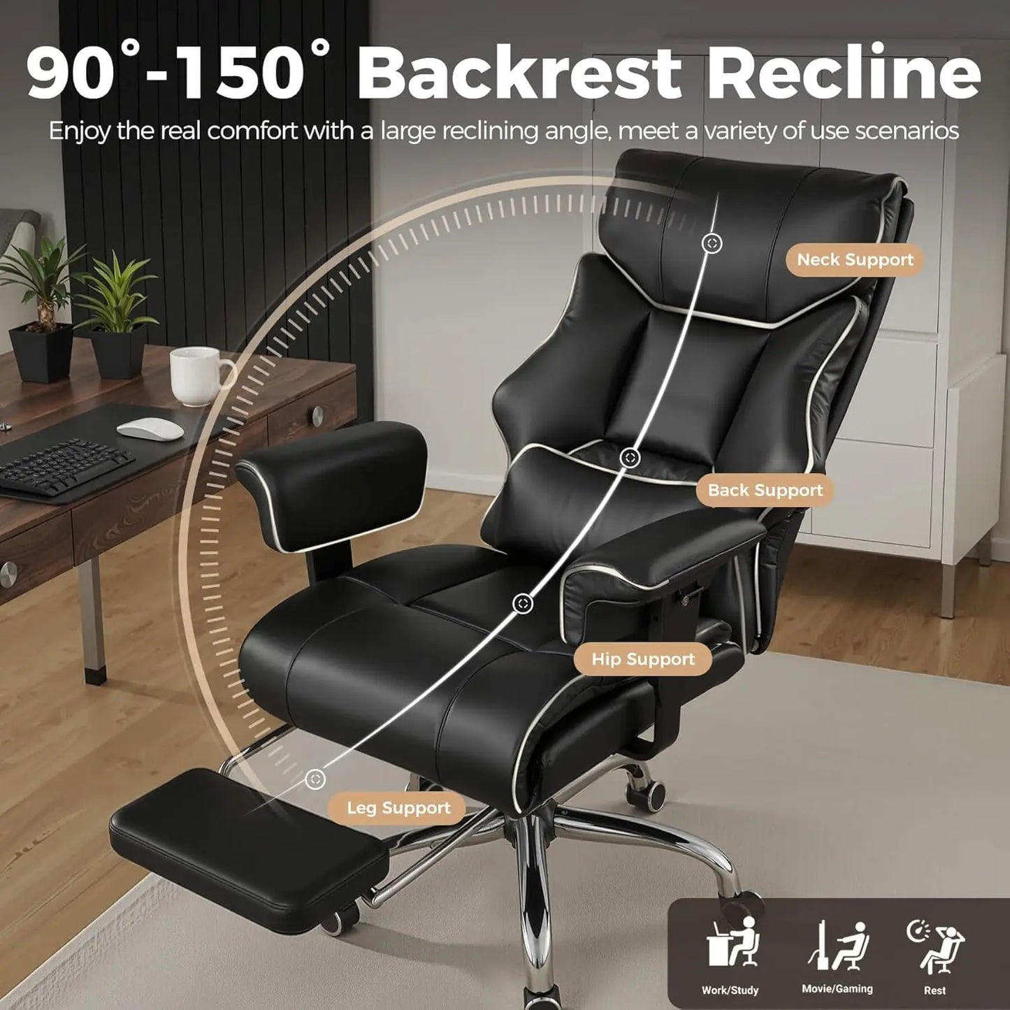COMHOMA Big & Tall Executive Chair