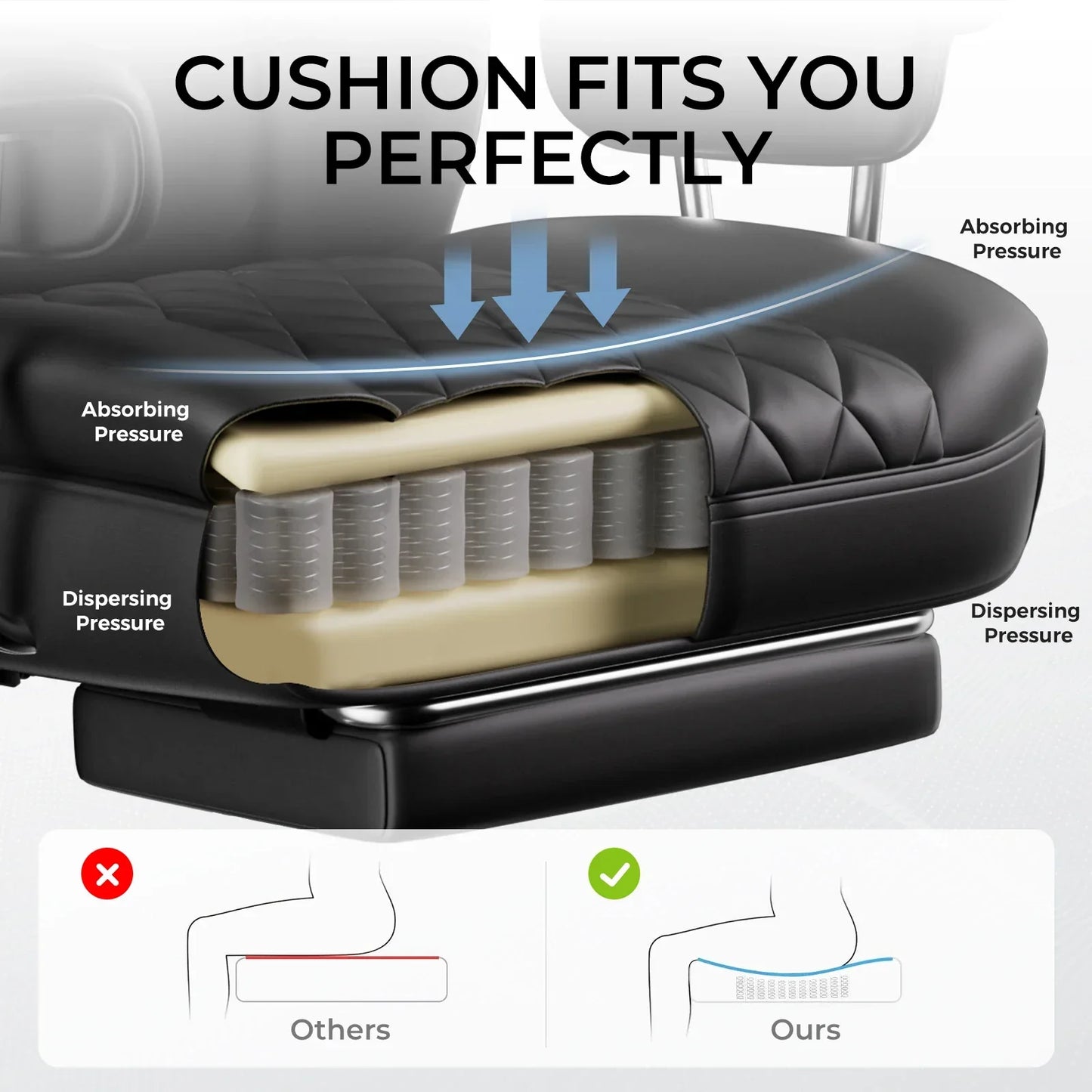COMHOMA Big & Tall Ergonomic Gaming Chair