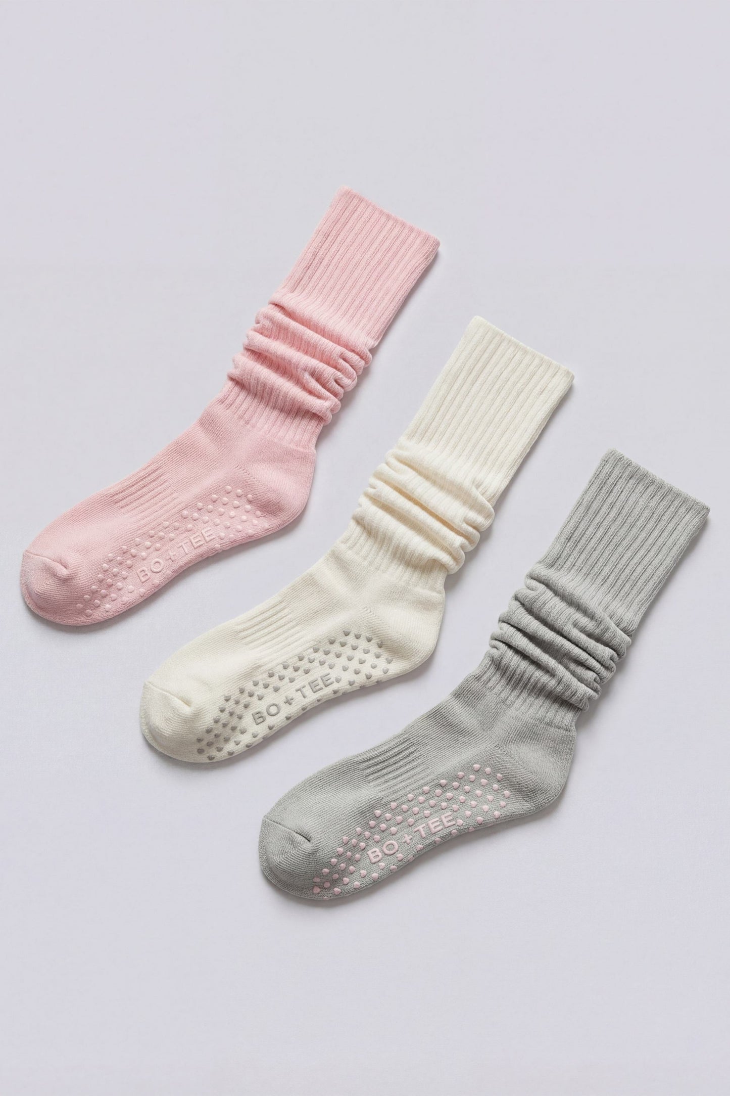 Pilates 3-Pack Socks Bundle in Multi