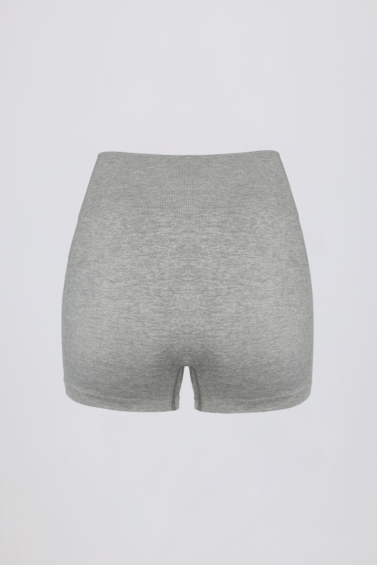 Super Sculpt Seamless Mini Shorts in Grey Marl