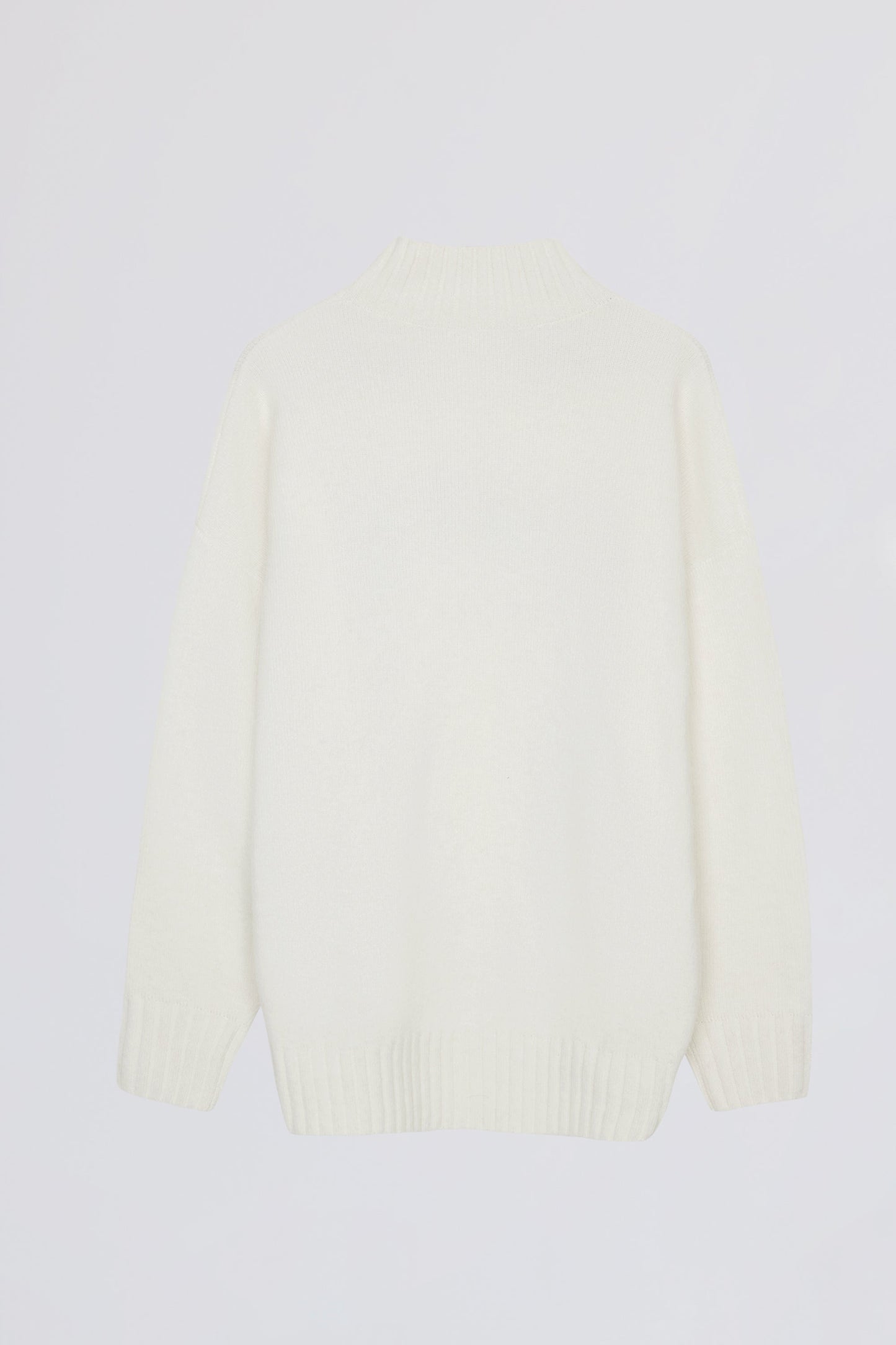 Soft Knit Oversized Jumper in Ivory