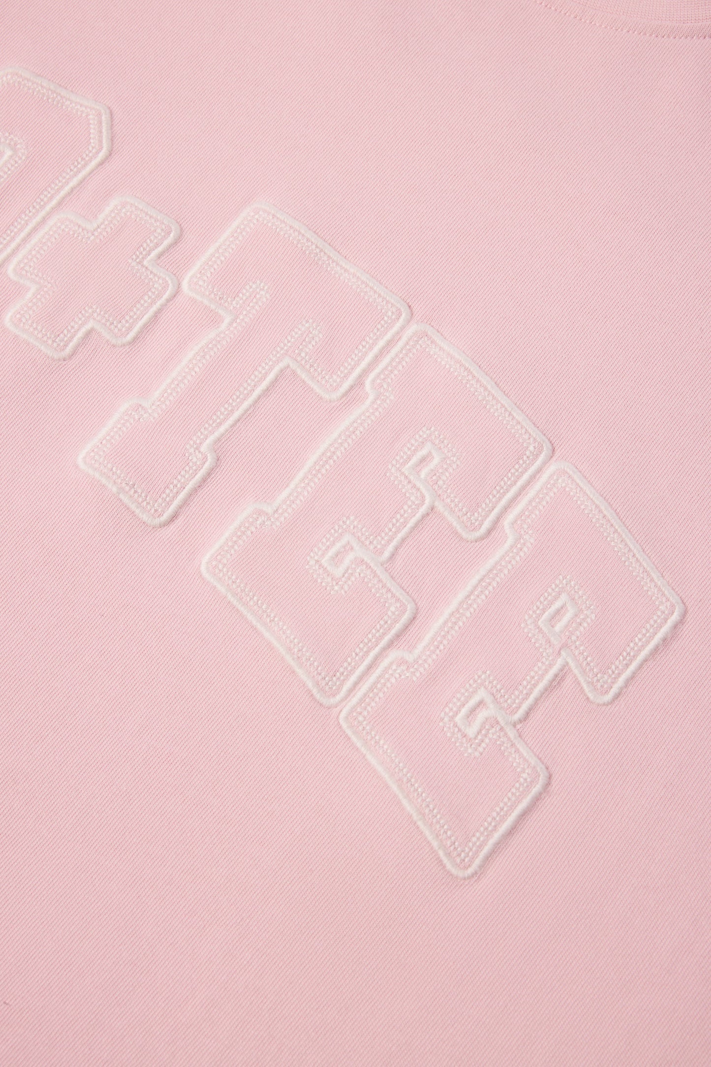 Oversized Cotton-Jersey T-Shirt in Powder Pink